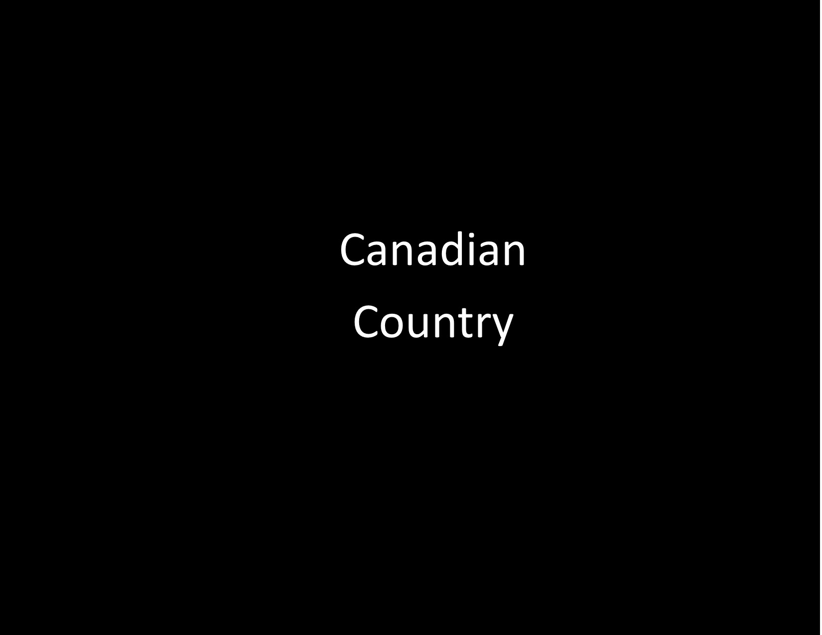Canadian Country