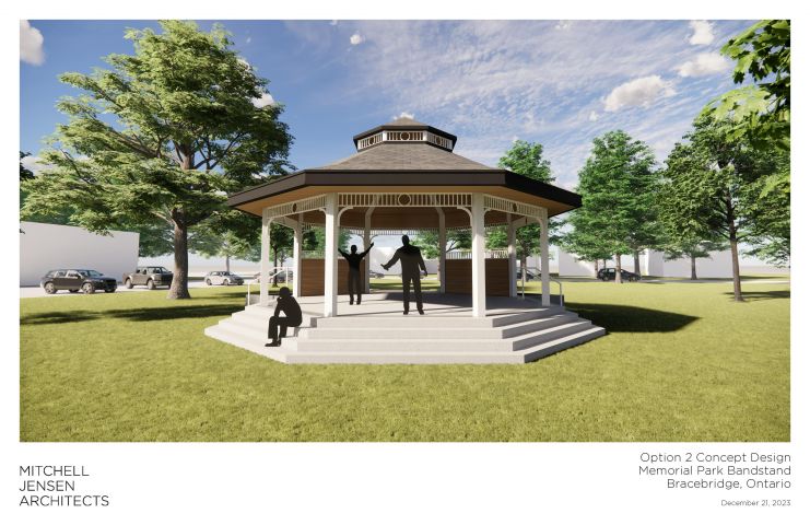 Bracebridge Council approves $385,000 to replace Memorial Park Bandshell