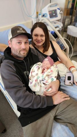 First baby of 2025 born in Huntsville