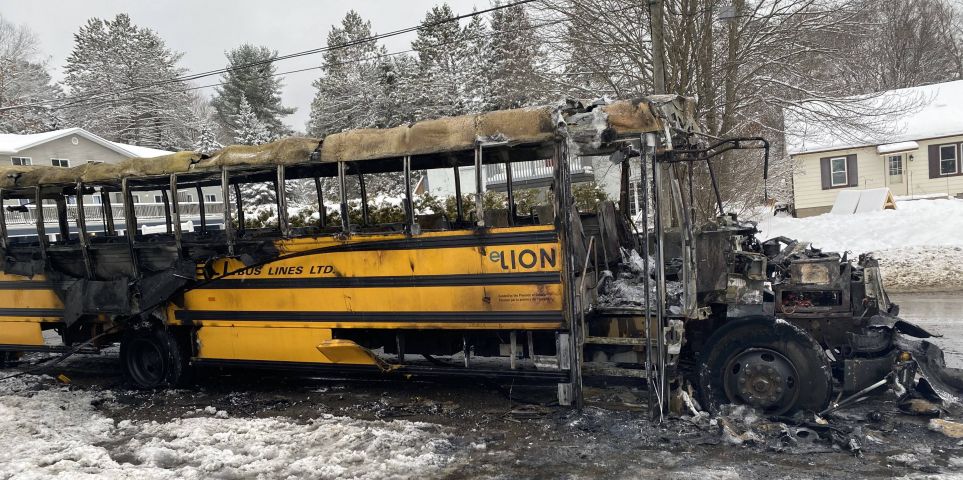 No injuries in school bus fire