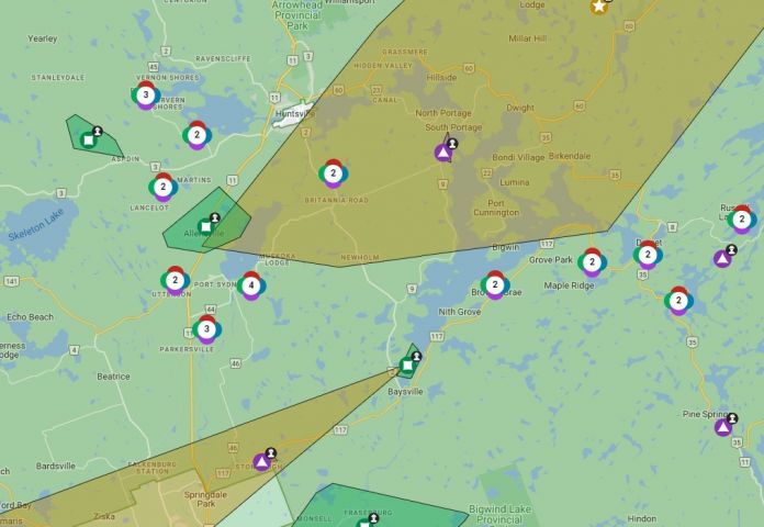 Crews working to restore power