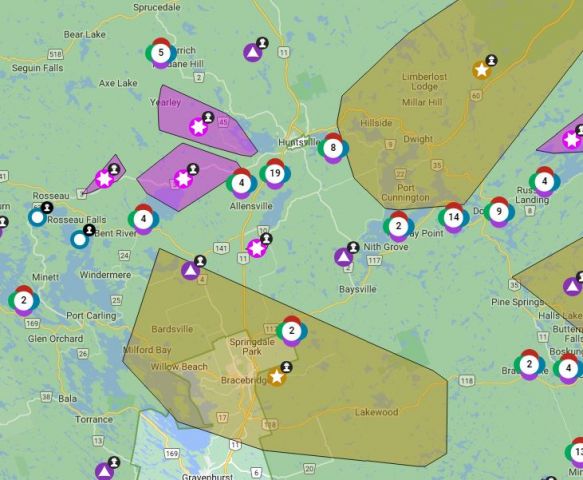 Over 10,000 affected by power outages following the storm