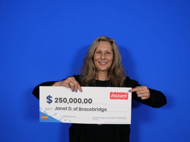 Bracebridge woman wins $250,000