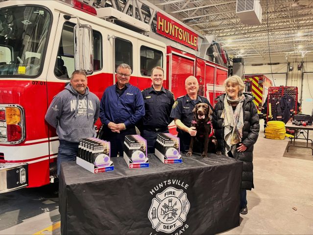 Enbridge Gas donates carbon monoxide/smoke alarms to HLOB Fire Dept.