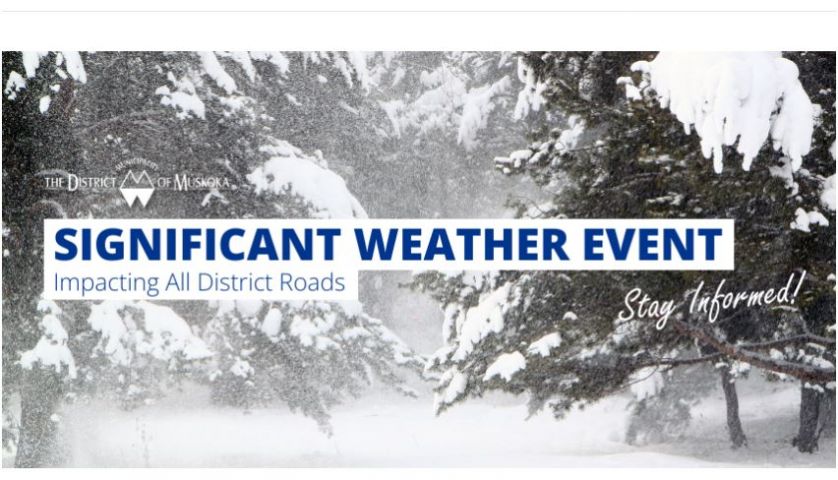 District declares a Significant Weather Event impacting services