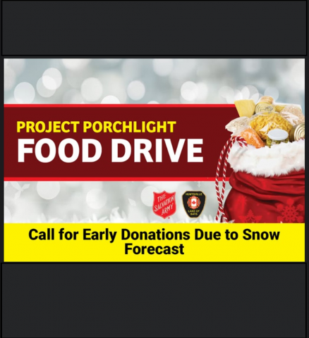 Project Porchlight calling for early donations due to weather forecast