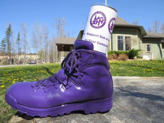 12th Annual Purple Boot campaign kicks off for Hospice Huntsville