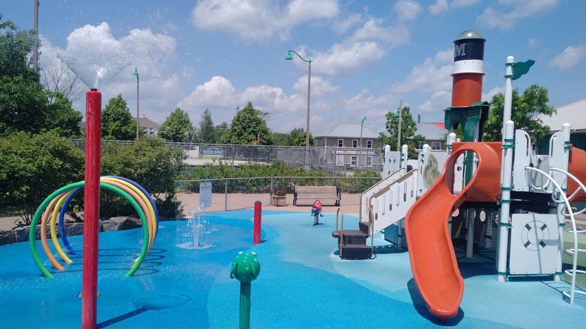 Splash Pad closing for the season in Gravenhurst