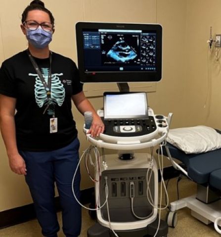 New Ecocardiagram machine at Huntsville Hospital