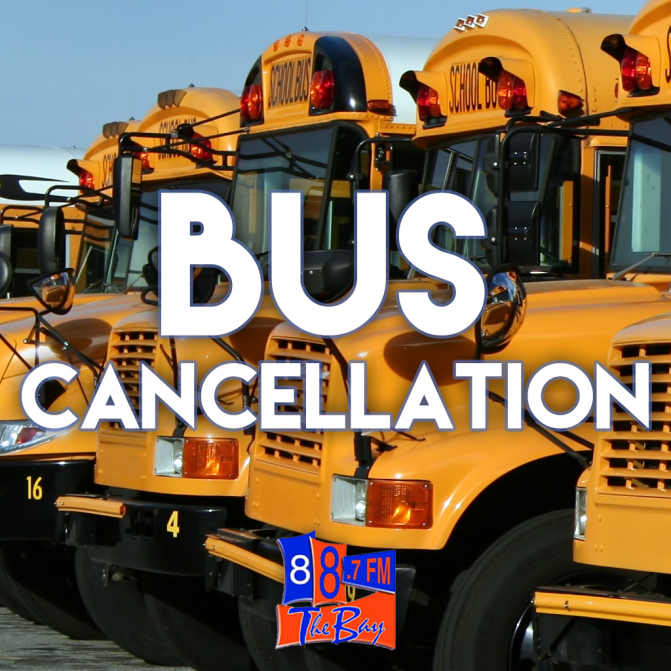 Bus Cancellations for February 23rd